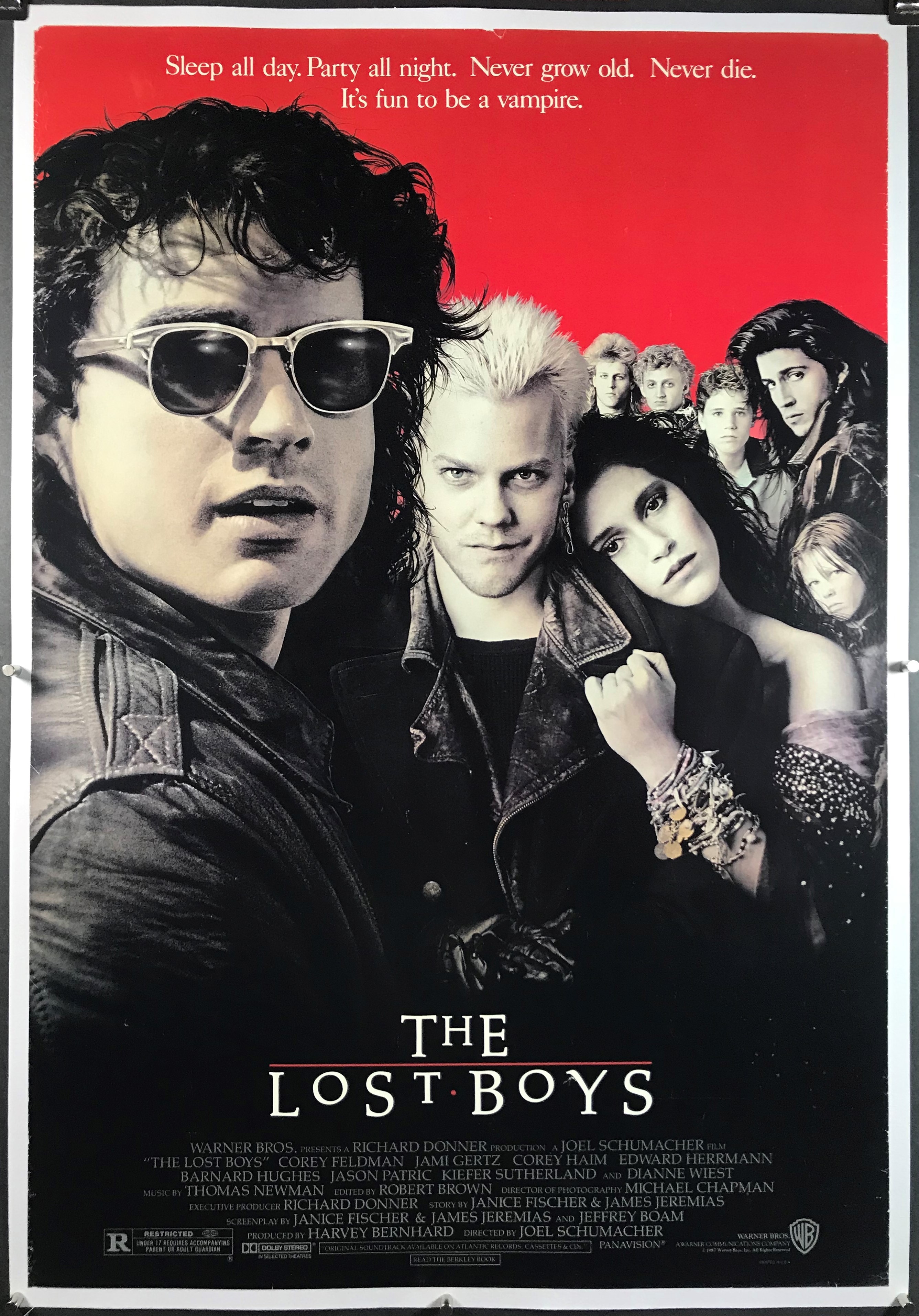 poster for the movie The Lost Boys